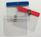 Conference Badge Holders with rotating integral clip 'n pin
